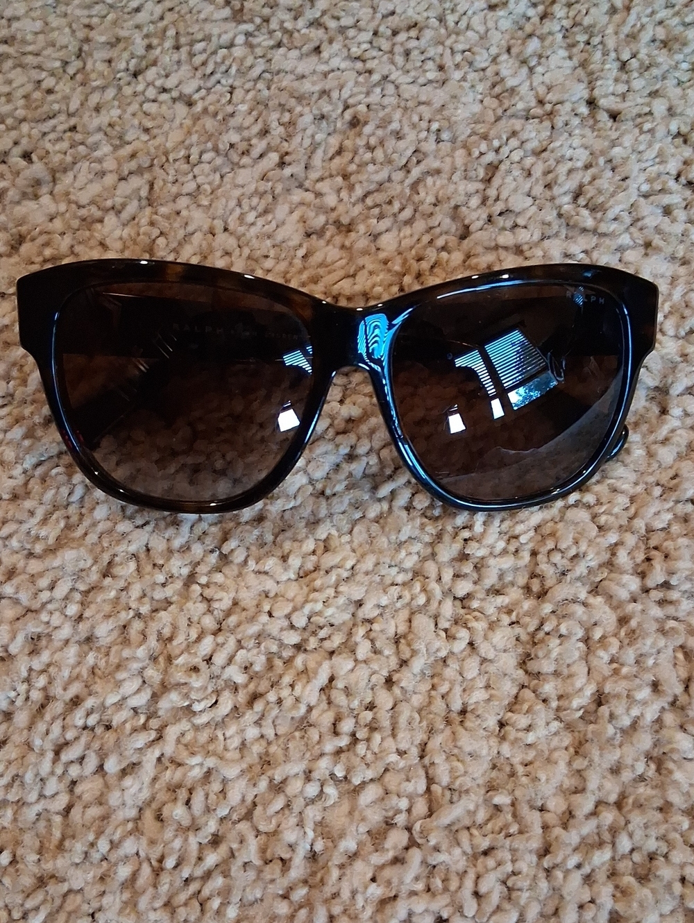 Ralph Lauren Men's Sunglasses - Dark Tortoiseshell Frame with Brown Lenses